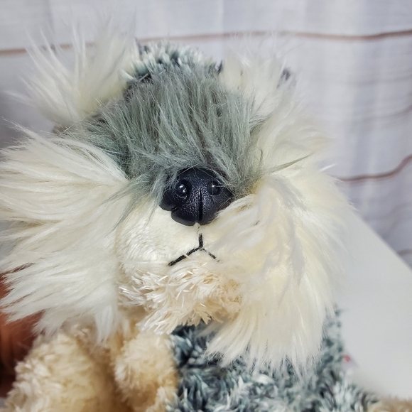 Aurora World Flopsie Stein Schnauzer Terrier Dog Puppy Stuffed Animal Plush 12" - Picture 3 of 9